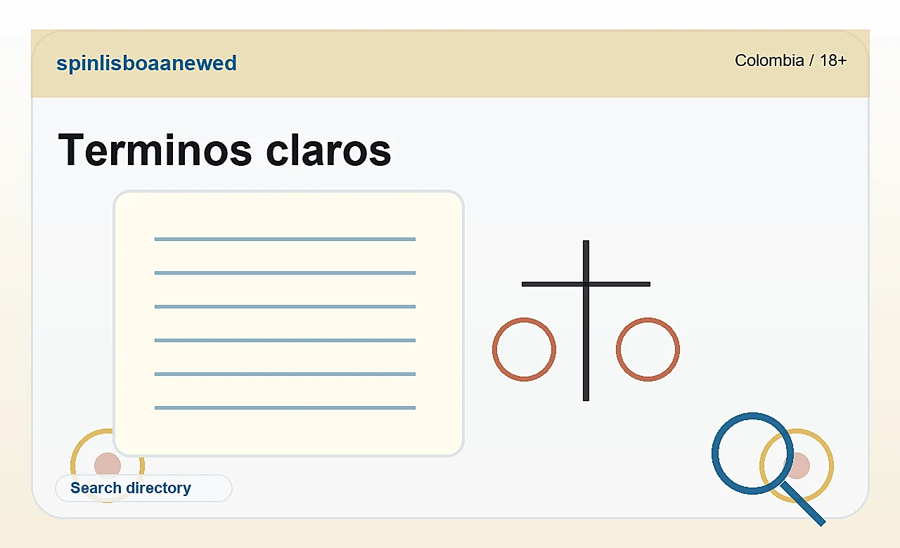 Terminos y condiciones de spinlisboaanewed